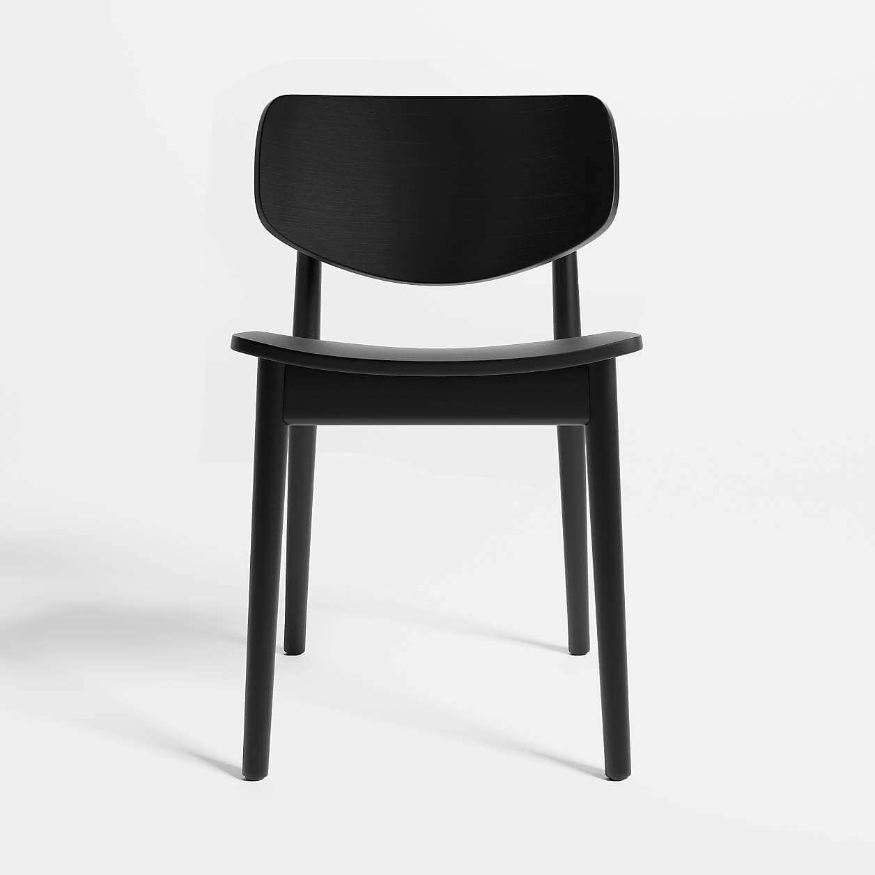 Paolo Black Wood Dining Chair